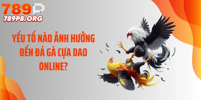 Yếu tố nào ảnh hưởng đến đá gà cựa dao online?